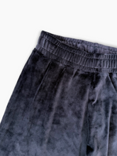 Straight-leg blue chenille trousers -  | dBlank