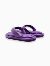 Infradito Viola In Pelle Con Suola Imbottita -  | dBlank