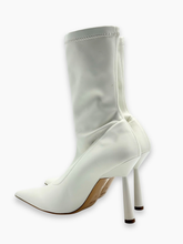 Stivaletti Bianchi A Punta Con Tacco -  | dBlank