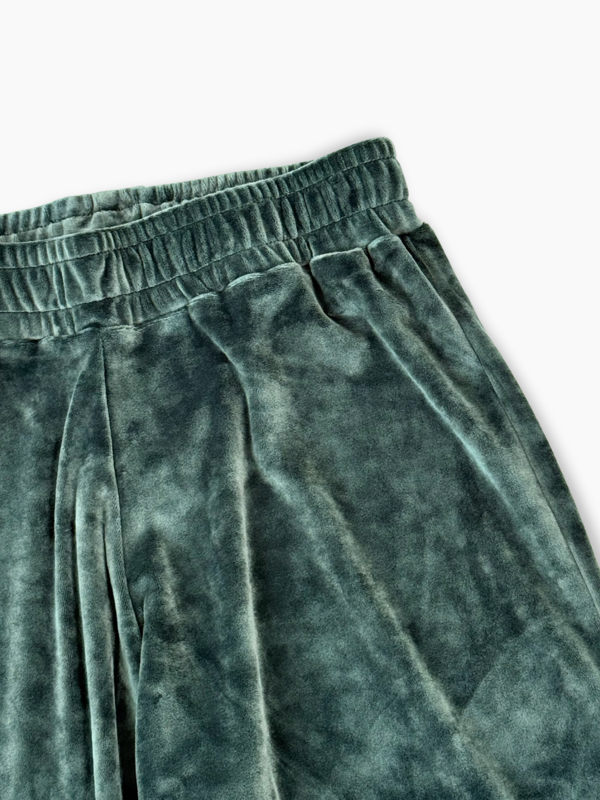 Pantalone Dritto In Ciniglia Salvia