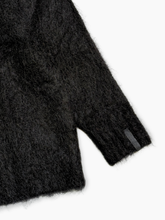Black Mohair Crew Neck Sweater -  | dBlank
