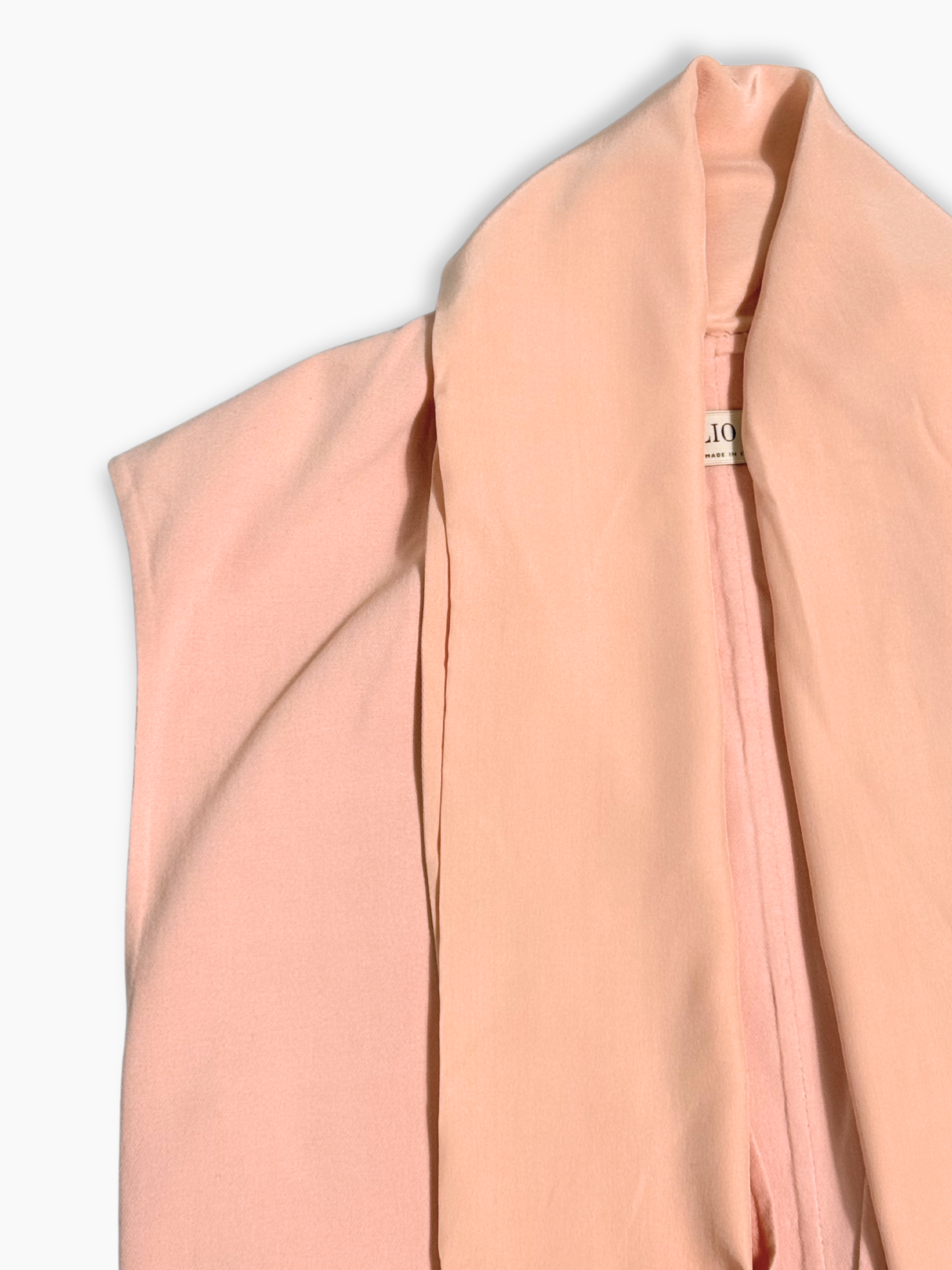Gilet Rosa Con Dettaglio Fiocco
