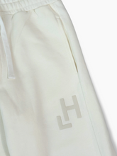 White Jogger Pants With Logo -  | dBlank