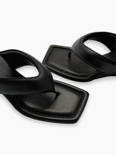 Mule Nere Con Infradito Imbottita -  | dBlank