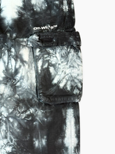 Pantaloni Tie-Dye Cargo - Nero | dBlank