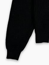 Maglione Nero Schiena Scoperta - Nero | Qlhype
