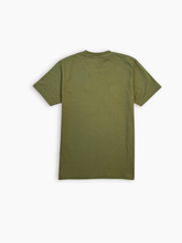 T-shirt Verde Military Con Logo Bianco Sul Petto - Verde | dBlank