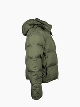 Green Nylon Down Jacket -  | Qlhype