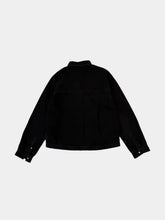 Black Denim Shirt With Front Pocket -  | dBlank