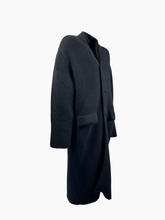 Knitted Coat With Pockets -  | Qlhype