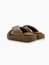 Slide Beige Con Maxi Fasce Incrociate -  | dBlank