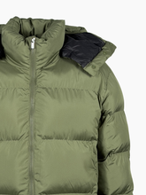 Green Nylon Down Jacket -  | Qlhype