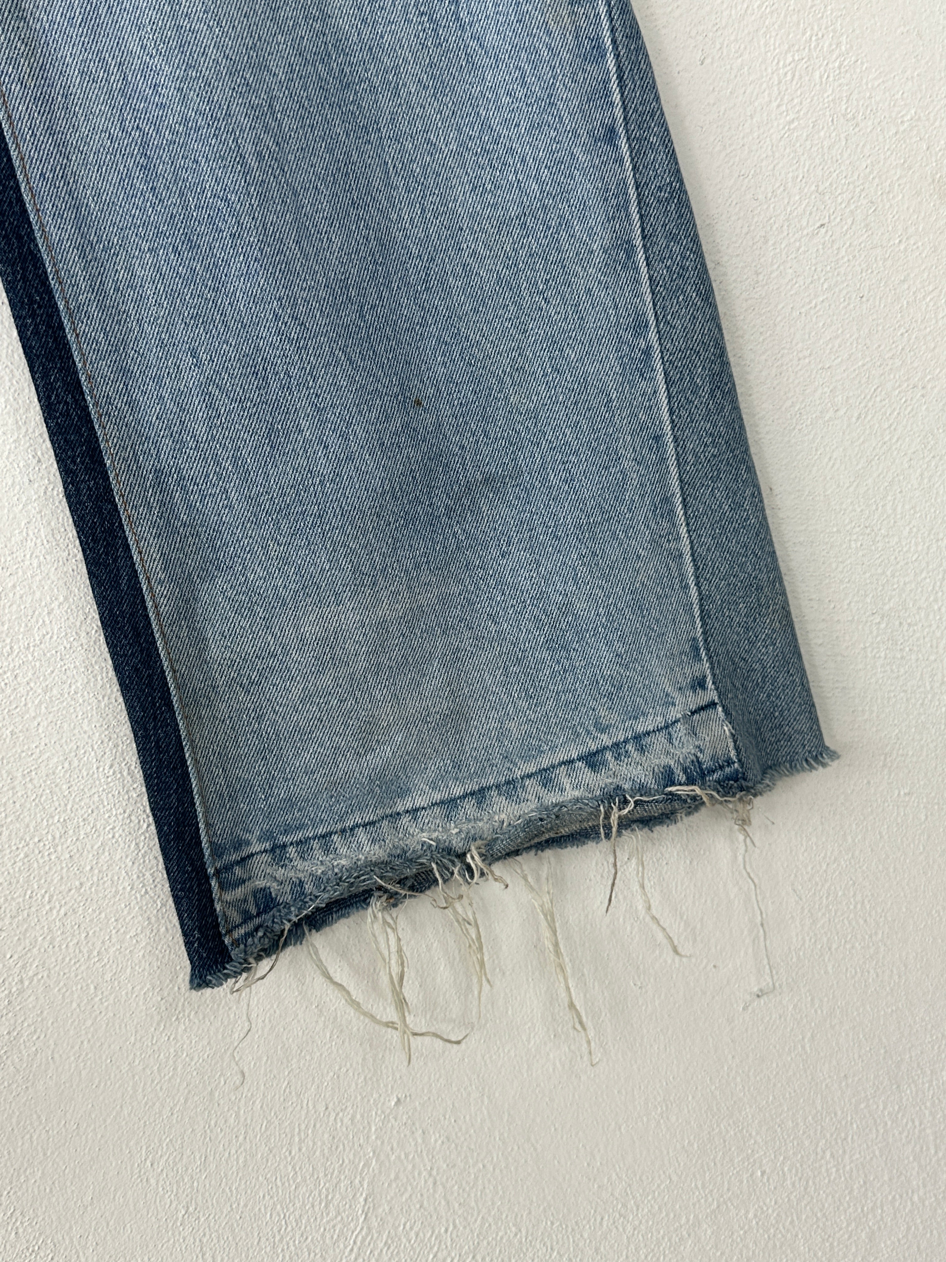 Frayed Flared Jeans