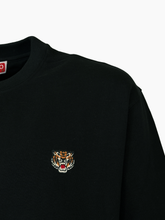 Felpa Ricamo Lucky Tiger - NERO | Qlhype