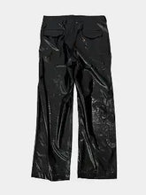 Faux Leather Pants With Pleats -  | dBlank
