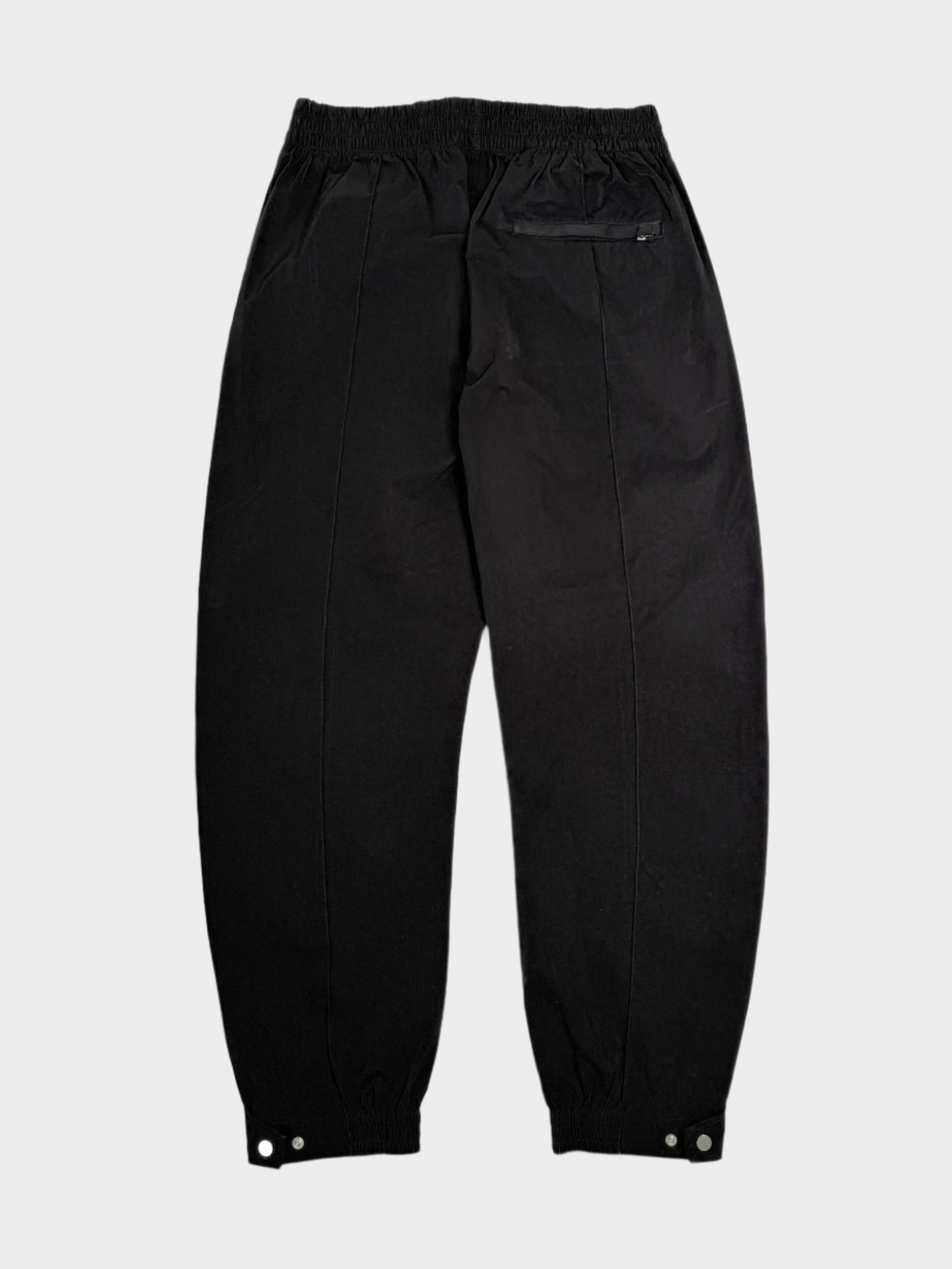 Pantaloni Neri Con Polsini Elasticizzati