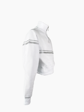 Felpa Bliss Half Zip - Bianco | Qlhype