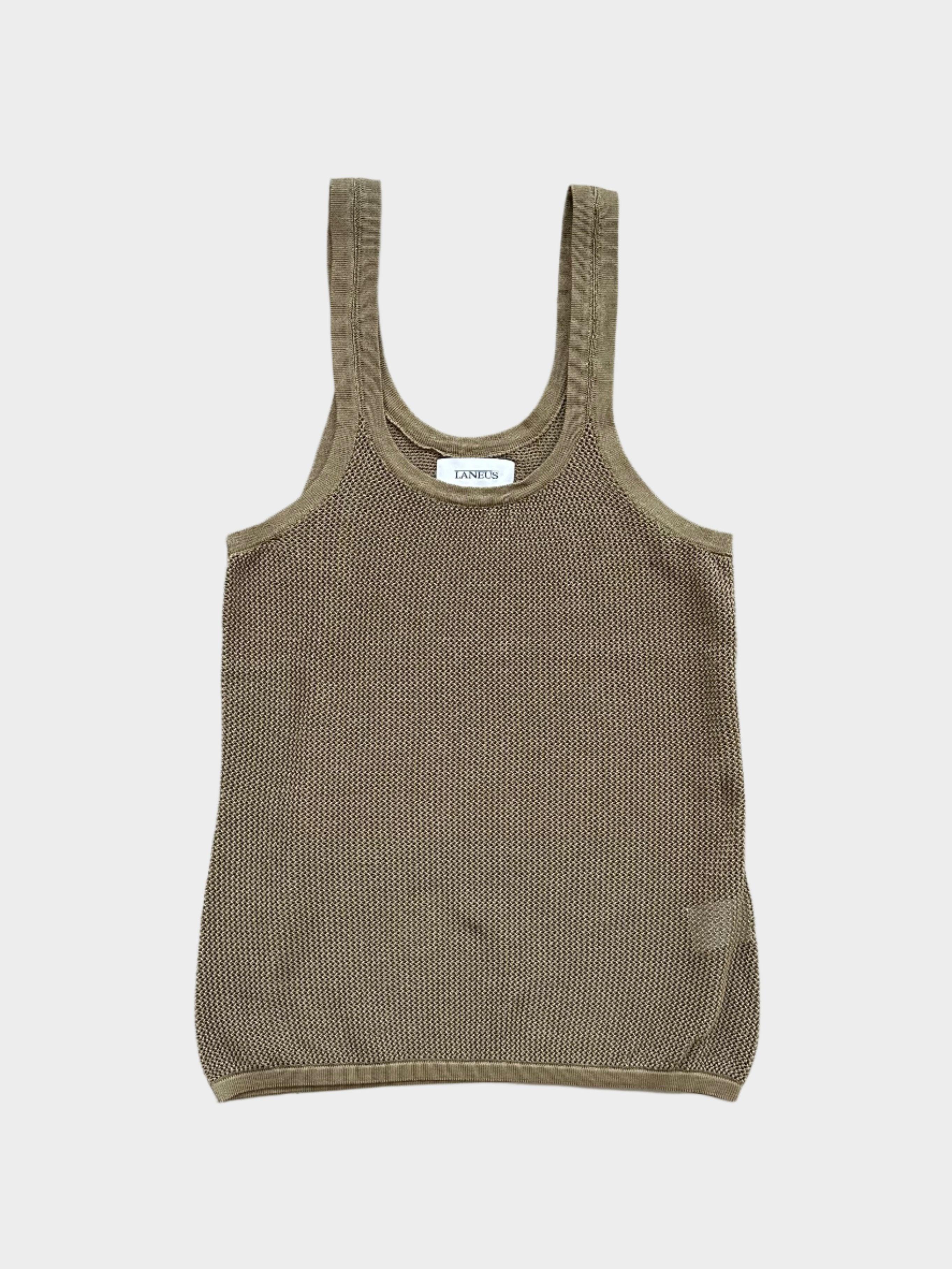 Mesh Tank Top Green