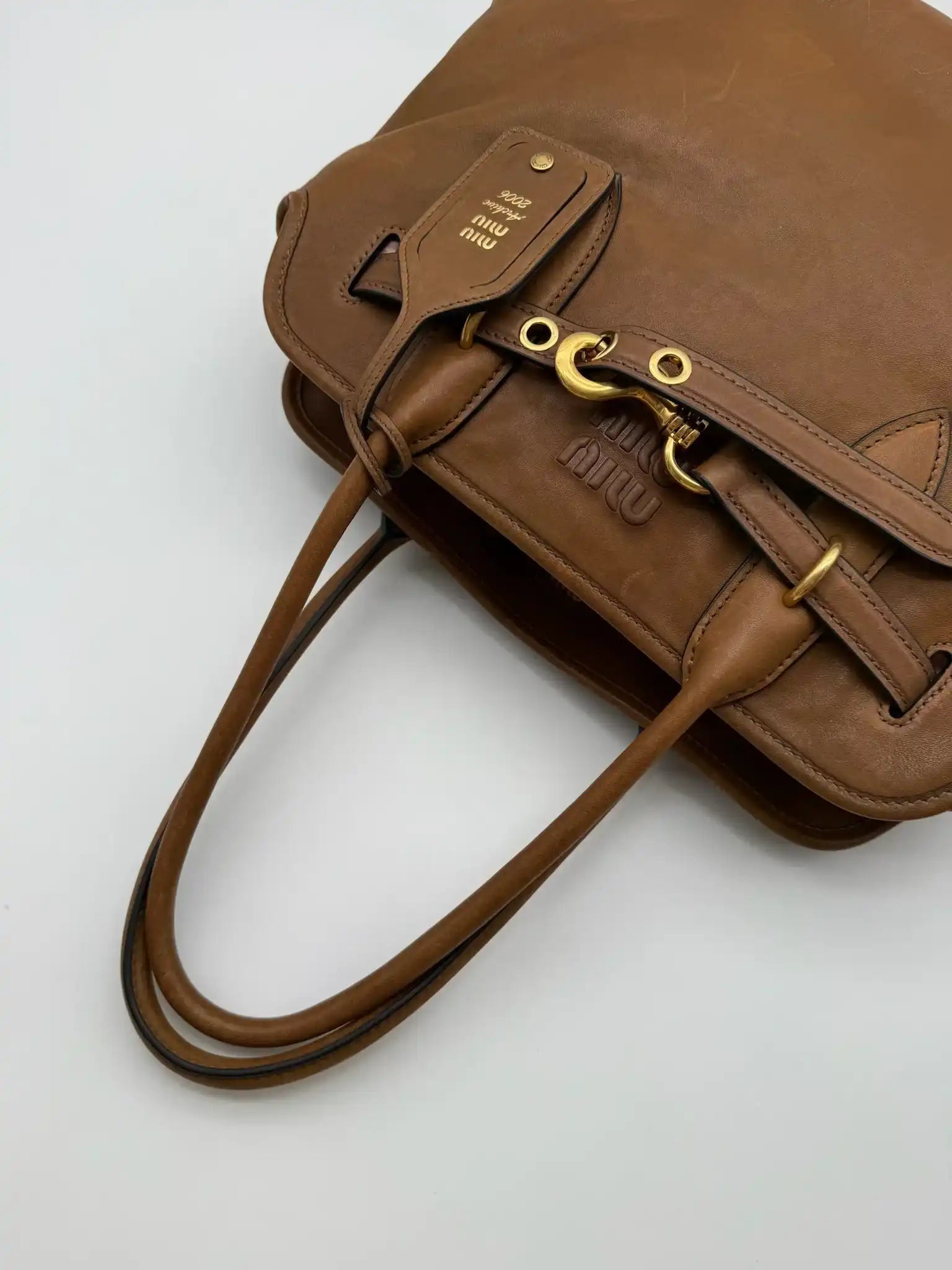 Brown Aventure Bag In Nappa