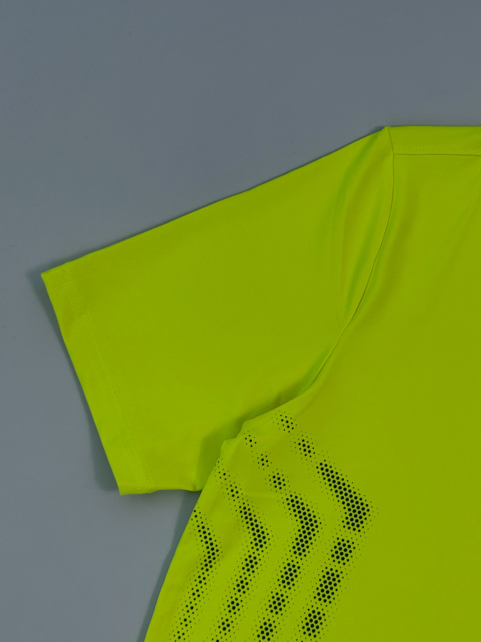 Vanish Energy Yellow Technical T-Shirt With Graphic Details