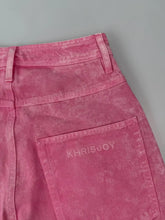 Women's Pink Straight Leg Denim Pants -  | dBlank