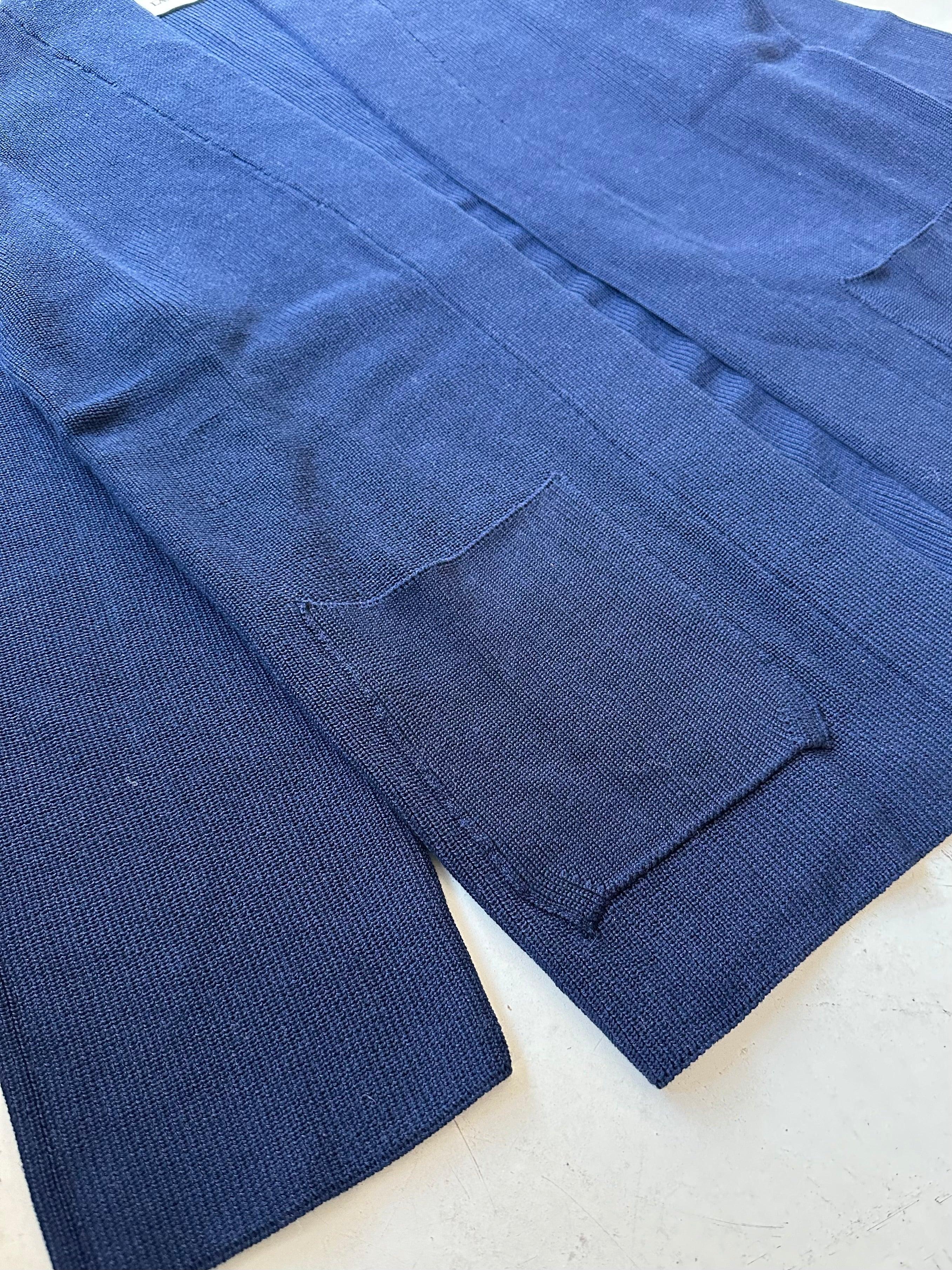 Shawl Cardigan Blue