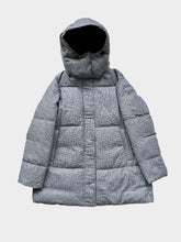 Puffy Checkered Jacket - Grey | dBlank