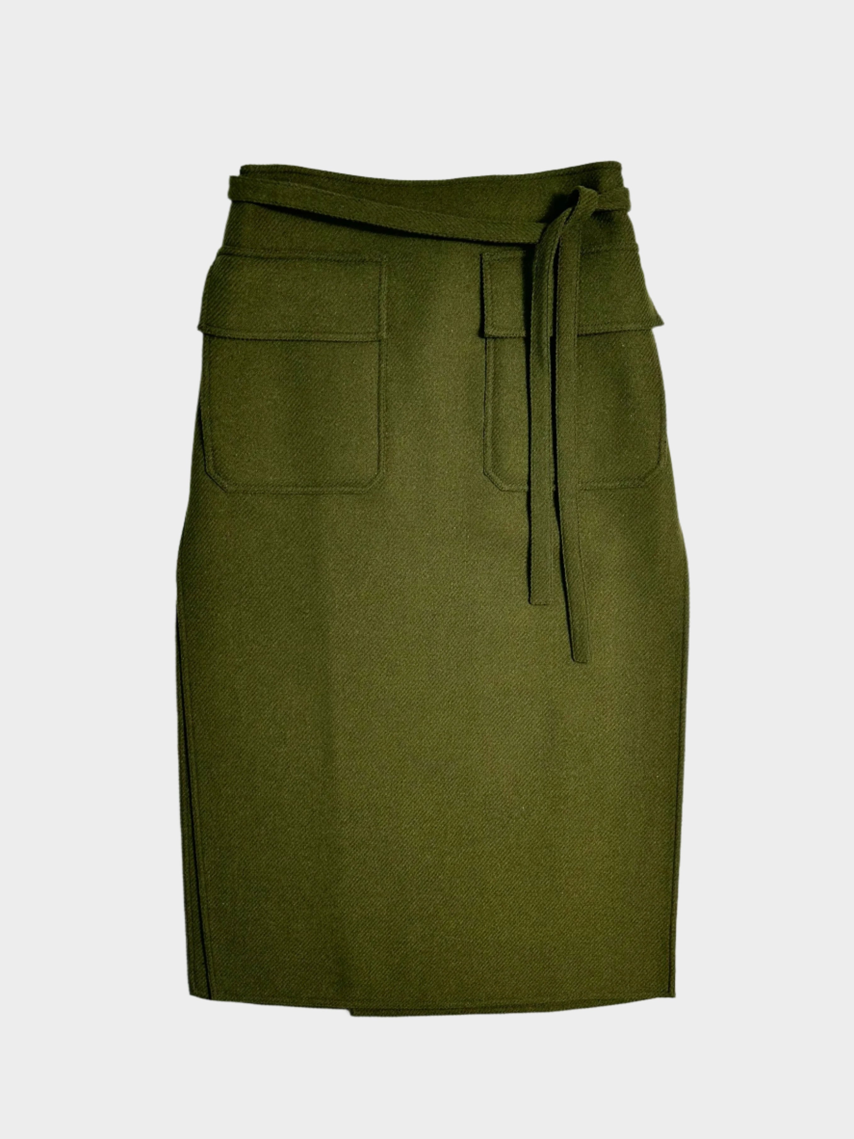 Cashmere And Wool Wrapped Skirt