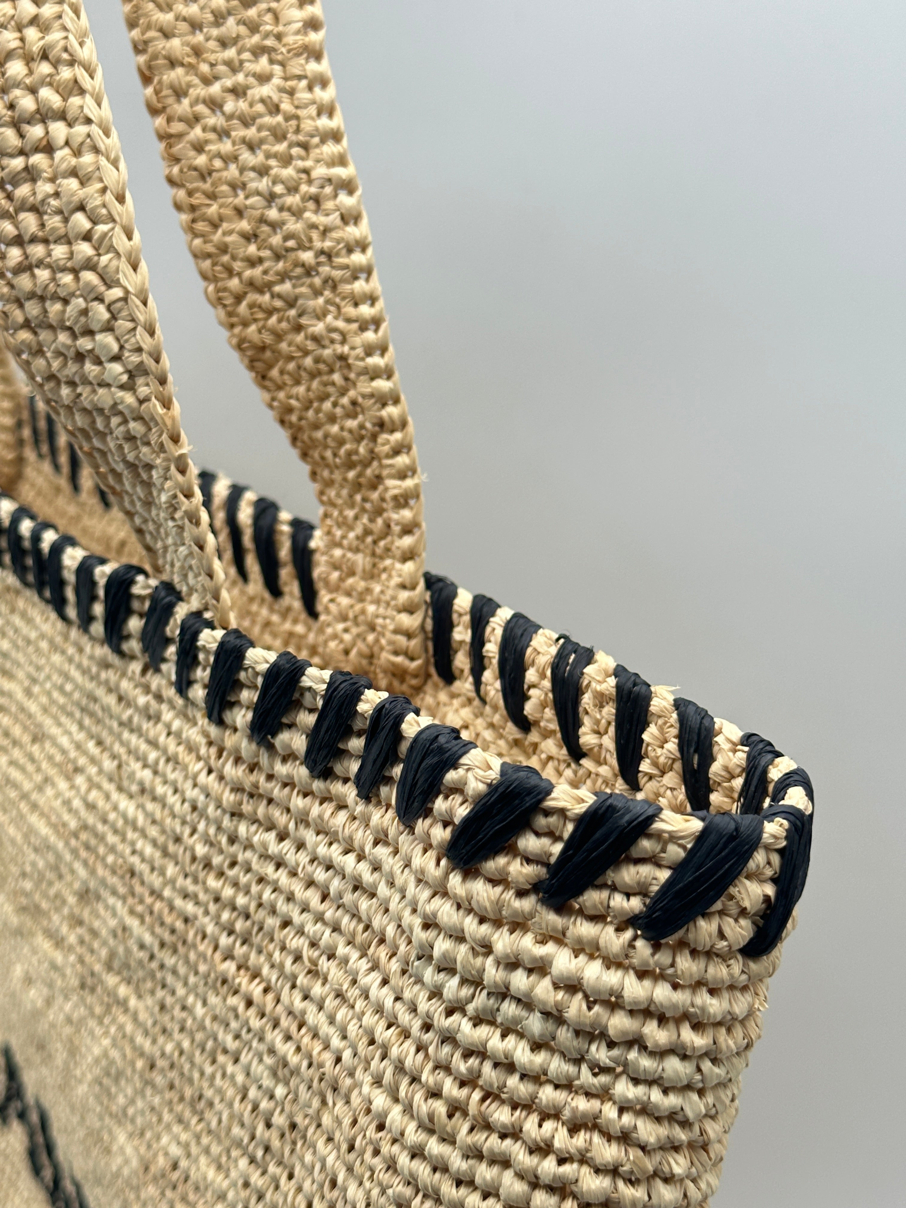 Raffia Tote Bag