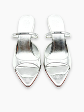 Silver Sandals with Mirror Finish -  | dBlank