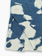 Aqua Knit Mini Skirt With Asymmetrical Slit -  | dBlank