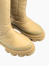 Stivali Alti Imbottiti Beige Con Suola Chunky -  | dBlank