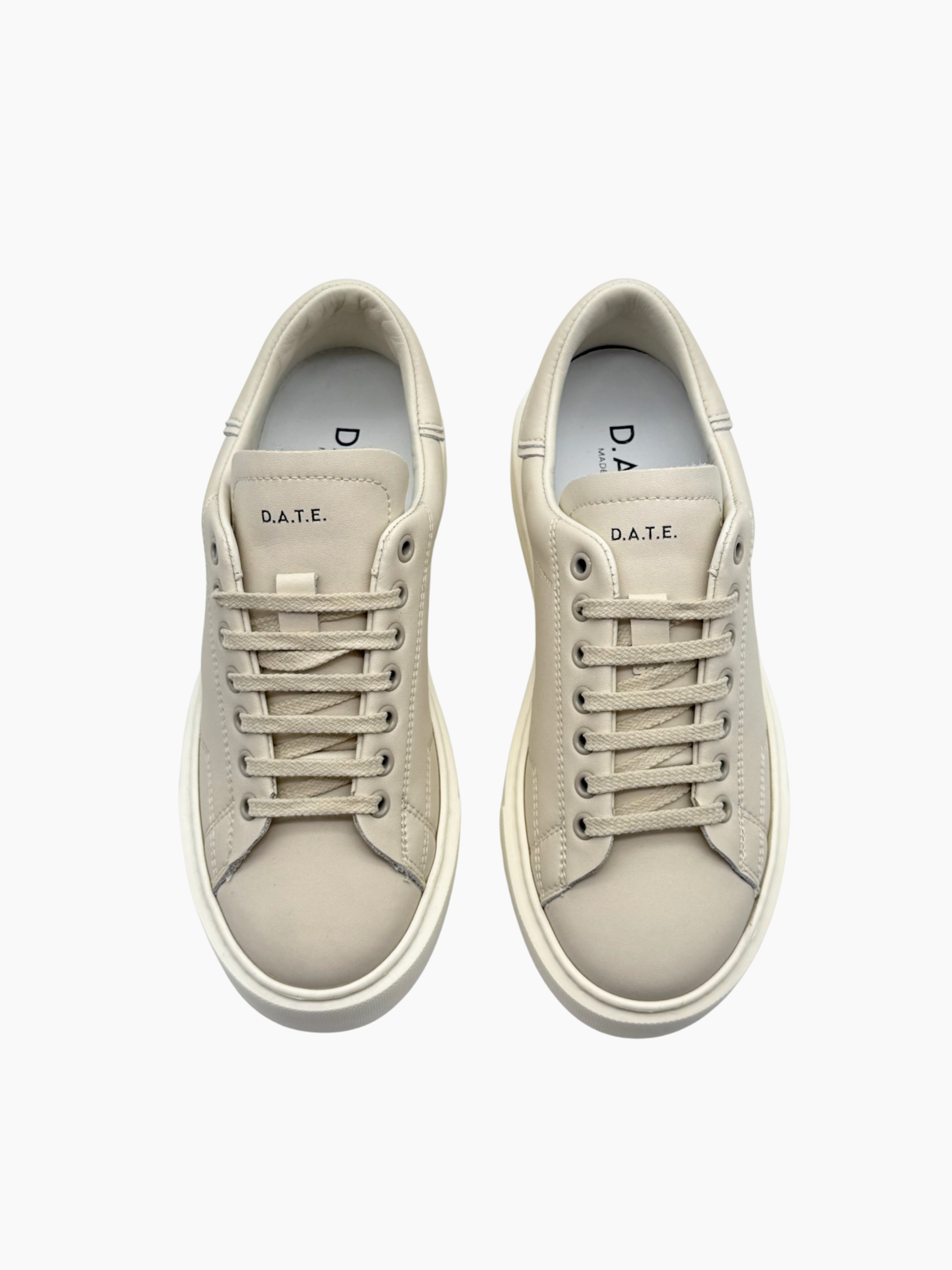 Beige Sfera Leather Sneakers