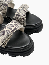 Sandali Platform Effetto Pitonato Con Suola Chunky -  | dBlank