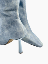 Stivali Alti Rosie In Denim Chiaro - Blu | dBlank