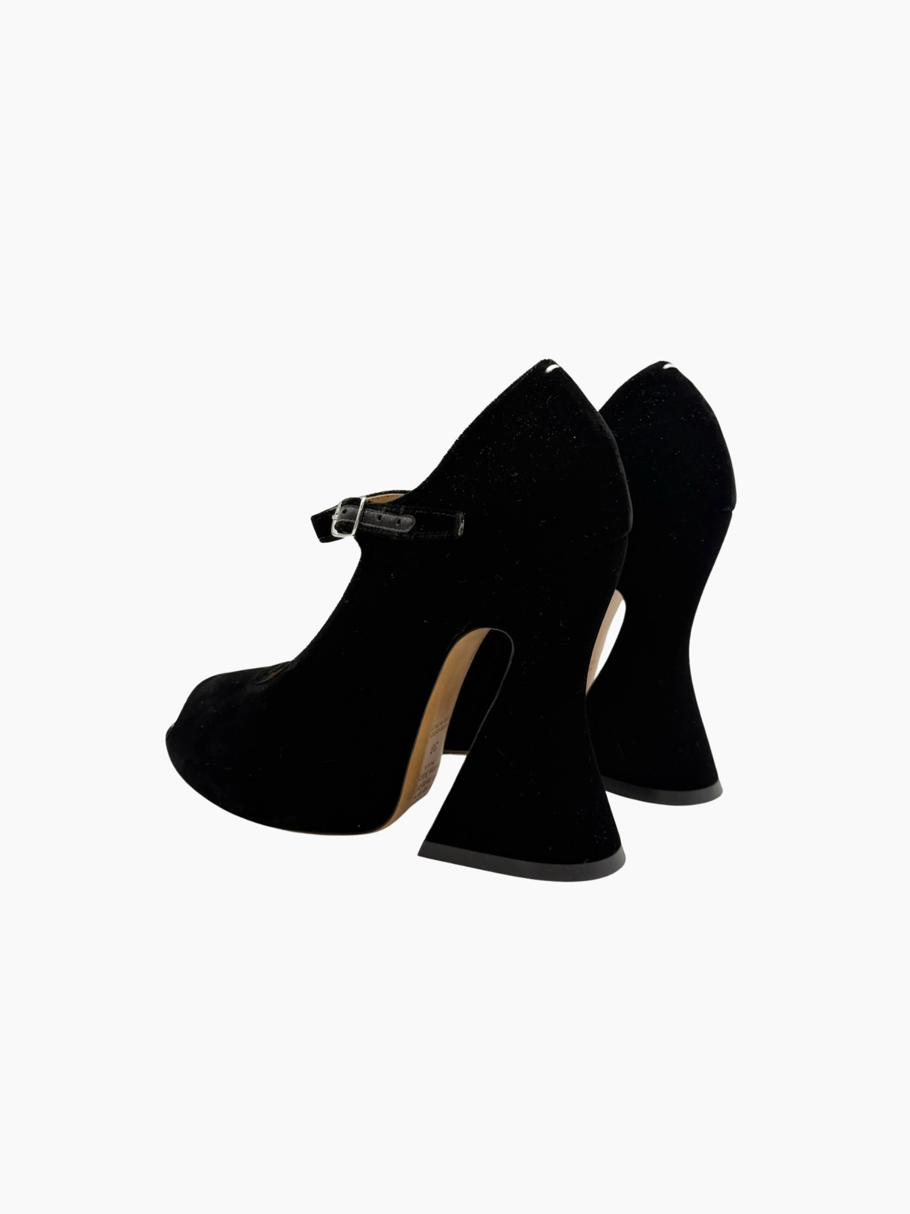 Décolleté Nere Open Toe