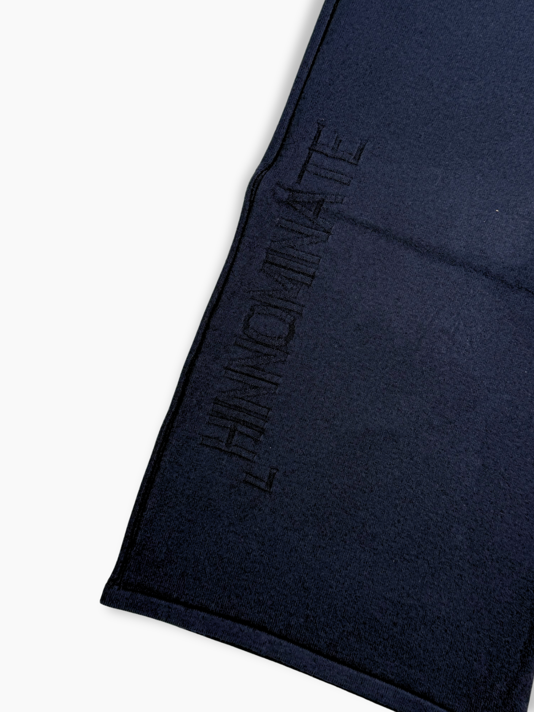 Pantaloni A Palazzo In Maglia Blu