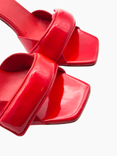 Mule Rossa In Vernice Con Fascia Imbottita -  | dBlank