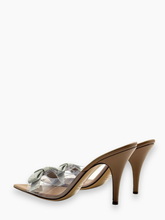 Sandali Honorine Strass Bow Mule Pvc - Marrone | Qlhype