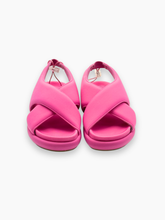 Pink Neoprene Sandals with Crossed Straps -  | dBlank