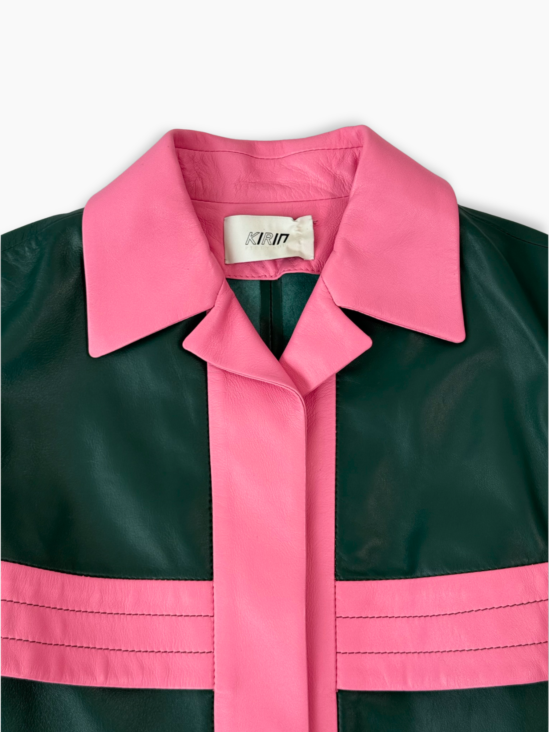 Green Leather Shirt