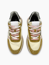 Mustard Yellow Suede and Canvas Sneakers -  | dBlank