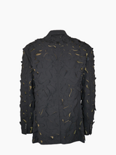 Blazer Nero Con Applicazioni -  | Qlhype