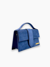 Borsa Il Grande Bambino In Suede Blu -  | dBlank