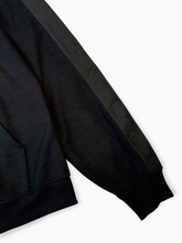 Black Modal Hoodie with Talking Band -  | dBlank