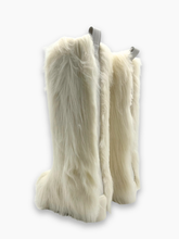 Stivali Bianchi In Pelo Sintetico - Bianco | Qlhype