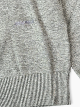 Grey Turtleneck With Front Embroidery -  | dBlank