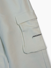 Cream trousers with big pockets and print -  | dBlank