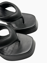 Sandali Neri Con Plateau E Tacco Largo -  | dBlank