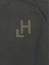 Black Raglan Modal Sweatshirt with Print -  | dBlank